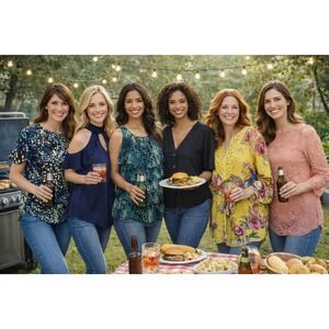 Lot of 6 Career Style Blouses size SMALL Topshop/Fossil/Belle&Sky/Claiborne‎